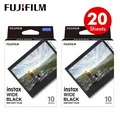 Fujifilm-Film Instax bord noir instantané pour appareil photo Fuji 100 200 210 300 500tains