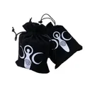 Sac de rangement pour cartes de Tarot en flanelle sac de rangement pour cartes de Divination de