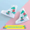 Couvre-chaussures imperméables à imprimé animal pour enfants couvre-chaussures de pluie résistant