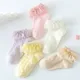 PUDCOCO – chaussettes antidérapantes en coton pour enfants de 0 à 6 ans bas courts et doux à