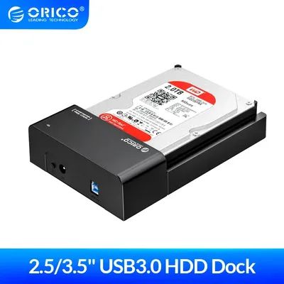 ORICO – Station d'accueil disque dur SSD 2.5/3.5 pouces SATA vers USB 3.0 Support UASP 18TB