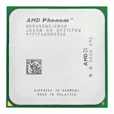 AMD-Phenom tage 9650 CPU 2.3GHz 95W prise centrale AM2 +