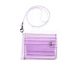 Porte-cartes Laser Transparent porte-monnaie porte-cartes suspendu au cou porte-cartes Portable