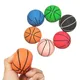 Ballon de basket-Ball élastique creux en caoutchouc de 6CM Mini jouet de basket-Ball souple balle