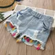 Short en jean pour enfants de 2 3 4 6 8 10 et 12 ans pantalon court en Denim avec trous de