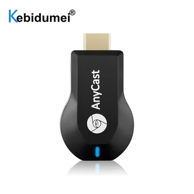 Kebidu-Dongle récepteur TV sans fil compatible HDMI AnyCast M2 Android Miracast Qurtors WiFi