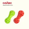 CAITEC – jouets pour chien haltère couinant Durable et flottant idéal pour lancer et poursuivre