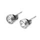 Boucles d'oreilles DoreenBeads en acier inoxydable avec boucles d'oreilles rondes en or et Cabochon