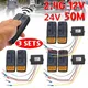 NEW-3Set 12V 24V 2.4G 50M Universel Voiture Sans Fil Treuil Grue Télécommande Contrôleur avec Double