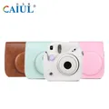 Caitransistors-Étui pour appareil photo à film instantané Fujifilm sac de protection en cuir PU