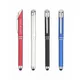 Stylo à bille en métal 2 en 1 pour écran tactile stylo à bille logo personnalisé cadeau