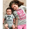 Body pour grandes sœurs et petits frères tenues assorties pour grandes sœurs Lil Mister t-shirts