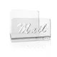 Wishacc-Porte-billets en acrylique pour bureau à domicile bac trieur de lettres vertical
