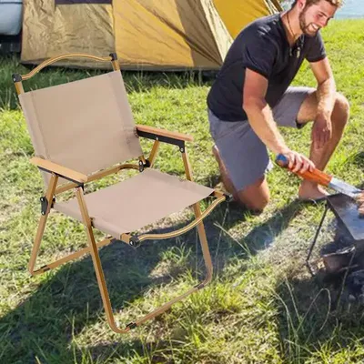 Chaise de camping pliante portable chaise de pêche chaise de plage multifonctionnelle chaises de