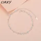 CIAXY – Bracelets boule creuse couleur argent pour femmes chaîne de perles rondes bijoux simples