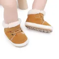 Baywell – baskets montantes pour bébés garçons et filles de 0 à 18 mois chaussures chaudes en PU