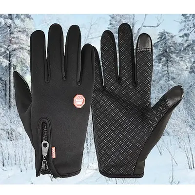 Gants de ski chauds et imperméables pour hommes 506 moto équitation écran tactile neige