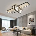 Plafonnier Led au design moderne couleur or/noir luminaire décoratif de plafond idéal pour un