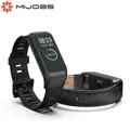 Bracelet de rechange en silicone et cuir pour montre connectée Huami Amazfit Cor / Band 2