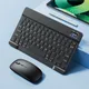 Clavier et souris sans fil Bluetooth Mini ipad clavier espagnol russe capuchons de touches 10 pouces