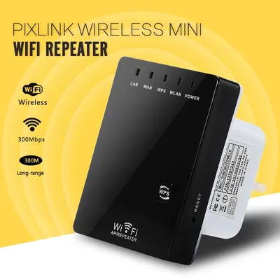 Mini routeur WiFi sans fil 300Mbps répéteur de portée pont d'extension point d'accès prise UE