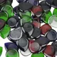 Mitiof-RapSmall Water drop Picks for JEBass Mixed Colors 20mm x 23mm 100Pcs