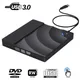 Portable haute vitesse USB 3.0 CD DVD-RW lecteur optique externe lecteur de disque mince ordinateur