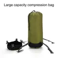 Sac de rangement de camping pratique réglable résistant à l'usure sac de couchage de voyage sac