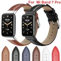 Essidi-Bracelet de montre en cuir pour Xiaomi Mi Band 7 Pro boucle de bracelet pour femmes et