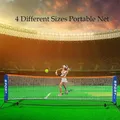 Filet de badminton portable installation facile filet de volley-ball pour le tennis entraînement