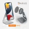 Support magnétique de bureau pour iPhone support mobile en aluminium support de réglage d'angle en