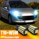 2x LED Lumière de Dégagement W5W T10 Pour Peugeot 1007 107 206 207 306 307 CC SW 4007 4008 407 508