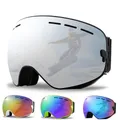 Lunettes de ski à double couche anti-buée anti-poussière lunettes de motoneige sports de plein