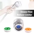 Adaptateur de douche en laiton chromé de 1/2 pouces Kit de limiteurs de débit salle de bains