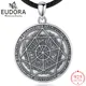 Eudora – collier en argent Sterling 925 avec pendentif amulette pentagramme bijou de personnalité