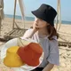 Chapeau hip-hop à bord large pour enfant et adulte casquette à haut rond style Coréen pliable de