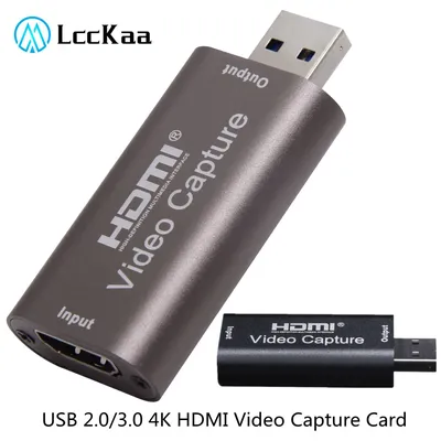 Carte de capture vidéo 4K USB 3.0 USB 2.0 compatible HDMI enregistreur Grabber jeu PS4 DVD