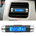 Horloge numérique de voiture avec affichage de la température horloge électronique automatique