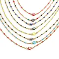 Collier religieux classique en acier inoxydable couleur or pour femmes bijoux maillons chaîne de