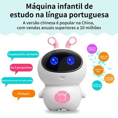 Jouets d'apprentissage de la langue portugaise pour bébés Machine éducative précoce comptine