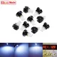 10 X T3 1 SMD1 LED Jauges de coin Diamètre 8mm Ampoule Auto Car TingLamp Prada Board Voyant Blanc