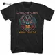 T-shirt en coton pour hommes 150 Band 80'S World Tour Album du groupe de rock Captured Live