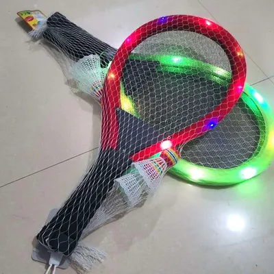 Ensemble de raquette de Badminton LED en fibre de carbone équipement de sport et de Fitness