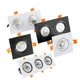 Spot intégré COB Dimmable Down LED Plafonnier LED AC110V-220V plafonnier 14W18W36W éclairage