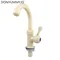Robinet de cuisine simple en plastique, ingénierie, évier de cuisine domestique, robinet à trou unique, 1 pièce