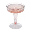 Flûtes à Champagne jetables en plastique 6 pièces tasse en plastique transparent fête nouvelle