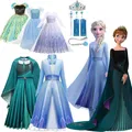 Robe de princesse Disney reine des neiges Elsa Anna pour filles vêtements de carnaval pour enfants