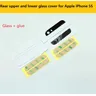 Coque arrière supérieure et inférieure en verre pour Apple iPhone 5 5s qualité supérieure avec