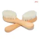 Brosse en bois et laine naturelle soins pour bébé peigne pour enfants brosse à cheveux pour