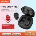 EMEY Écouteurs Bluetooth 5.3 Casque sans fil Gaming Faible latence Mini TWS Écouteurs avec micros